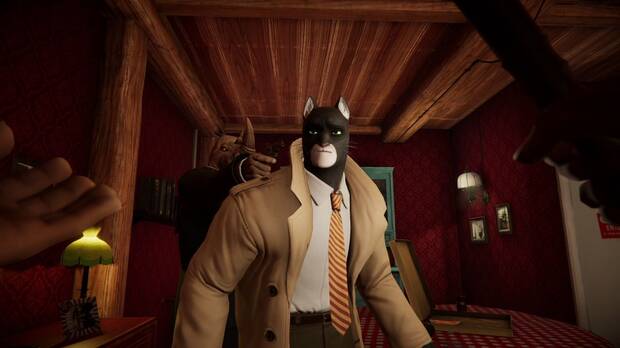 Las expresiones de Blacksad están muy logradas y muestran su carácter de felino antropomorfo.