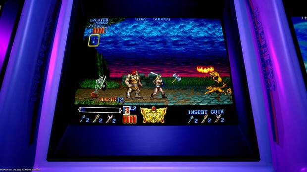 Si lo preferís, podéis jugar con la pantalla emulando los bordes de un mueble arcade.