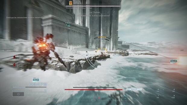 La acción de 'Armored Core 6' llega a ser realmente intensa.