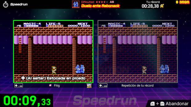 Si, por ejemplo, fallamos una prueba al morir o al perder la transformación que nos piden para completarla, en vez de fracasar automáticamente, el juego rebobinará unos segundos para que podamos corregir nuestro error. Eso sí, el tiempo sigue avanzando mi