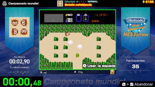 No todos los juegos tienen el mismo número de pruebas. Los de Super Mario Bros., The Legend of Zelda, Metroid y Kirby tienen más que el resto.