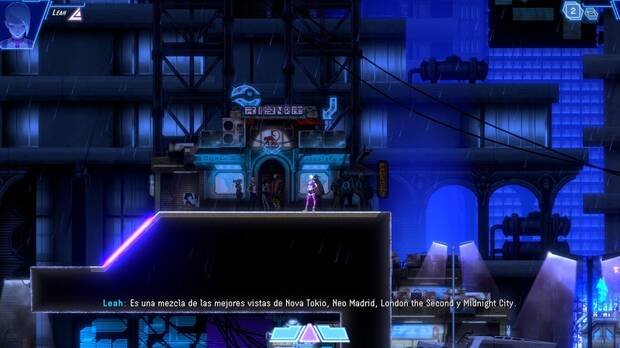 El mundo central es, en cierta manera, un pequeño 'metroidvania' desde el que accedemos a las auténticas pruebas de plataformas.