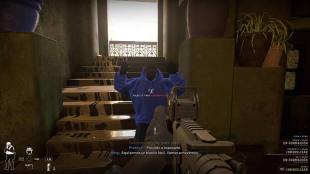 Lidiar con los inocentes, los rehenes y los sospechosos es uno de los pilares del gameplay, ms que pegar tiros.