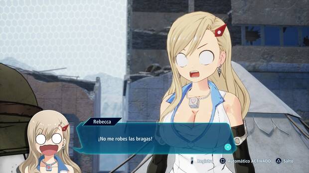 El humor sexual de la serie sigue muy presente en el juego, aunque algunas escenas se han suavizado u omitido cuando, curiosamente, se ha implementado un sistema de fsicas muy exagerado para los pechos.