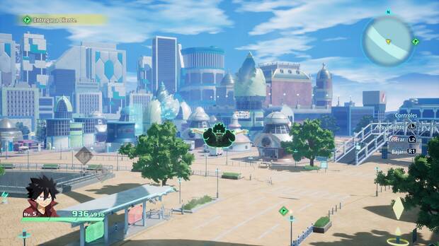 Blue Garden es el nico lugar de todo el juego que nos permite usar el poder de Shiki para volar.