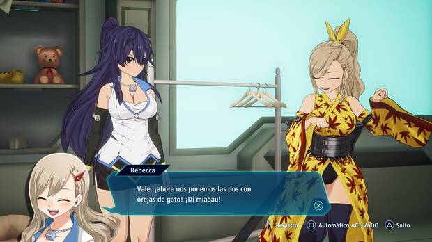 En nuestra nave podemos acceder a todo tipo de servicios y actividades, incluyendo minijuegos y conversaciones especiales entre los personajes que nos permiten conocerlos mejor.