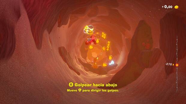 Las partes de descensos a los estratos inferiores suponen un momento ideal para camuflar los tiempos de carga.