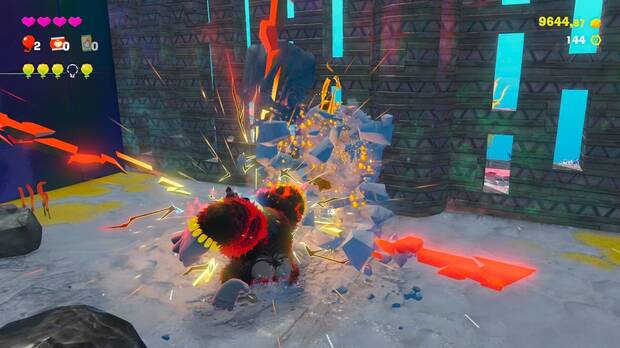 Bananza Kong destaca por su brutalidad, con una capacidad de destruccin absolutamente espectacular.