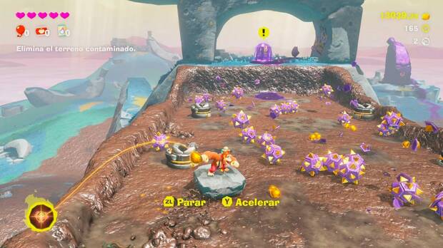 Usar una roca para deslizarnos y evitar as los peligros? Tambin es posible y lo usaremos bastante a menudo.