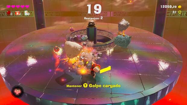 Una buena parte de los desafos nos llevan a luchar contra una serie de enemigos dentro de un tiempo lmite.