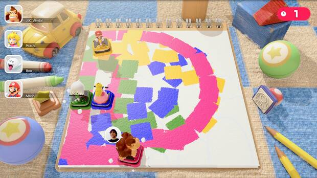 Mientras jugamos, podemos ver nuestra imagen y la de nuestros contrincantes, algo que permite ver sus reacciones en tiempo real.