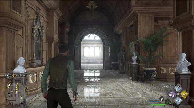 Los exteriores del juego ahora representan el castillo de Hogwarts sin tantas limitaciones como en la versin de Switch.