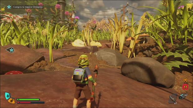 El mapa de juego es ms amplio en Grounded 2, con una mayor cantidad de biomas a explorar.