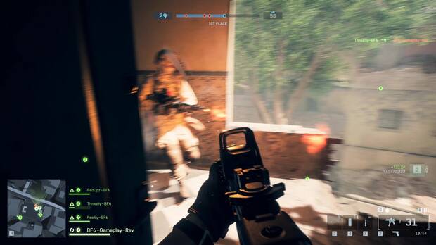 Se ve estupendo, pero destaca sobre todo por el sonido: es de los juegos ms impresionantes que hemos odo.