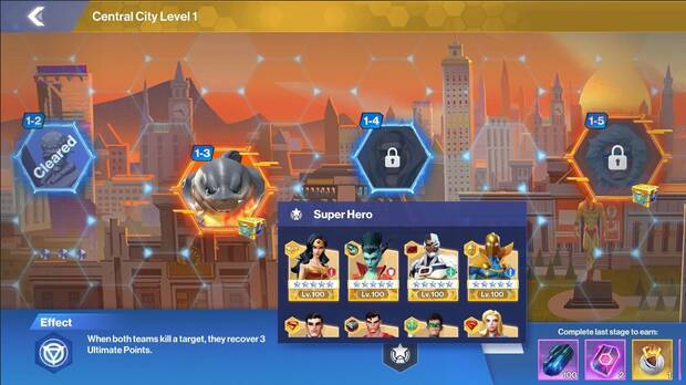 Convergence es otra modalidad, en este caso basada en niveles, en que los mundos de DC convergen.