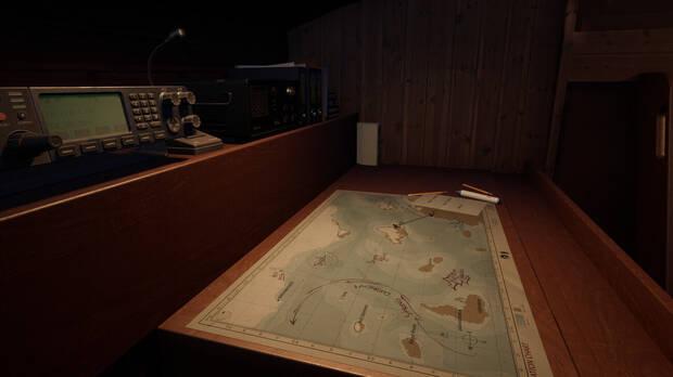 El interior del velero y de otros edificios está recreado al detalle.