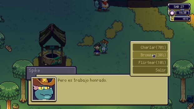 Hay una vertiente de relación con los distintos personajes que nos vamos encontrando.