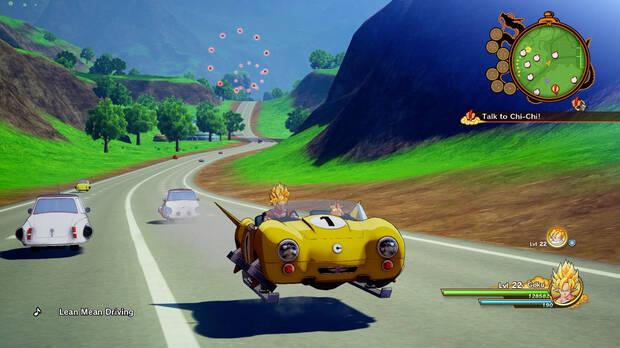 Será posible explorar los escenarios tanto a pie como volando o utilizando alguna de los muchos vehículos y monturas que se incluirán en el juego, como la magnífica nube mágica Kinton.