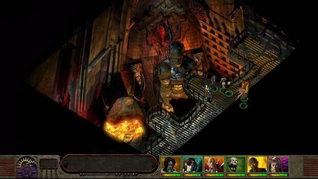 Los escenarios de 'Planescape' están especialmente bien conservados y aguantan el tipo en el aumento de resolución.