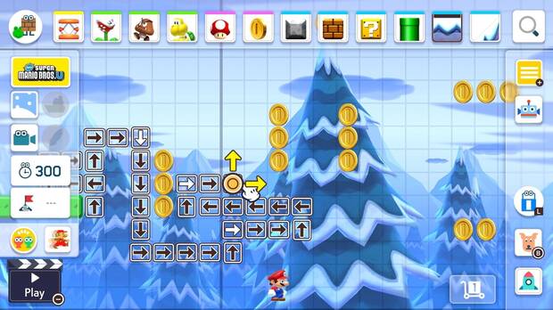 La aparición de Luigi creando en el arte oficial del juego, así como ese icono con dos personajes en la esquina inferior izquierda del creador hace que se especule con un modo multijugador.