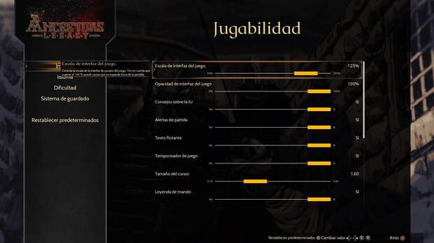 Podemos configurar la interfaz y muchos aspectos del control a nuestro antojo. Nos ha parecido un detalle.