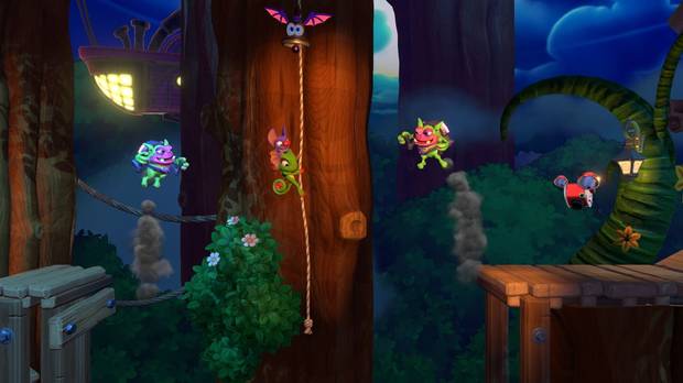 Las influencias de ‘Donkey Kong Country’ son obvias.