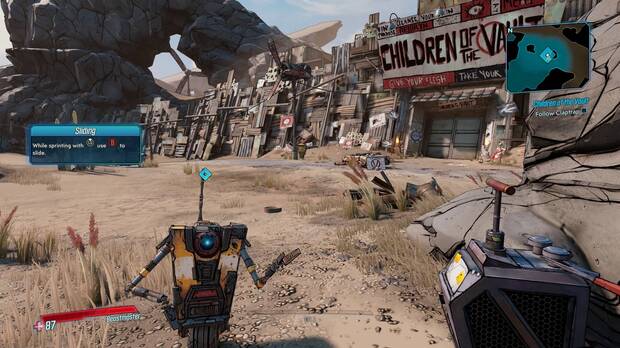 Claptrap volverá a sacarnos más de una carcajada con sus locuras y ocurrencias desde el mismísimo principio de la aventura.
