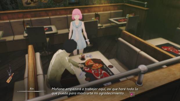 Rin es un perfil diferente al de Katherine y Catherine, su personalidad no se superpone a las otras chicas.