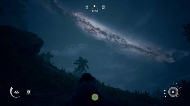 Por la noche el juego es muy oscuro y la navegación por el mundo es más complicada, pero eso no impide que siga habiendo escenas muy bonitas.