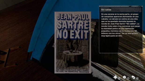 Podemos dar un paseo por la cabaña para encontrar un montón de material de todo tipo relacionado con las películas pertenecientes a la saga.