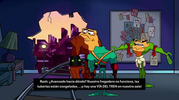 El humor es una constante a lo largo de toda la aventura.
