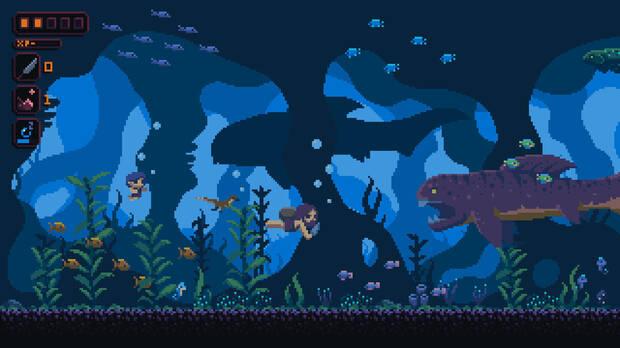 Las escenas subacuticas nos recuerdan a algunos plataformas muy famosos.