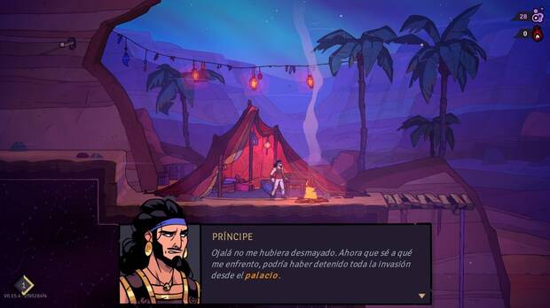 El prncipe comete una imprudencia al inicio del juego, pero logra escapar de la muerte. Podr salvar Persia y aprender de los errores en cada partida?