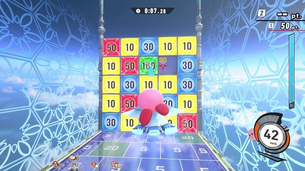 Hay minijuegos ms apropiados para vehculos que vuelen ms alto, o que sean ms rpidas, o que pesen ms.