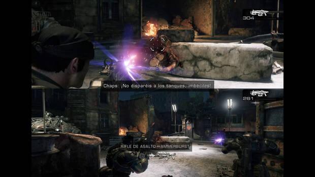 El cooperativo a pantalla dividida para la campaña permite a dos jugadores compartir aventura, y con un rendimiento muy bueno.