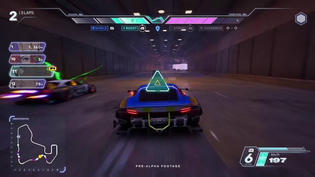 El turbo se potencia si paramos el indicador en la zona apropiada; la interfaz, por cierto, es preliminar.