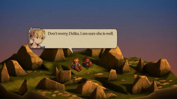 La versin remasterizada se percibe como se tiene Tactics en el recuerdo. In development footage. Subject to change.  SQUARE ENIX