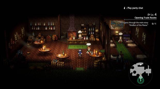 En la aldea construiremos edificios tiles como tabernas y tiendas.