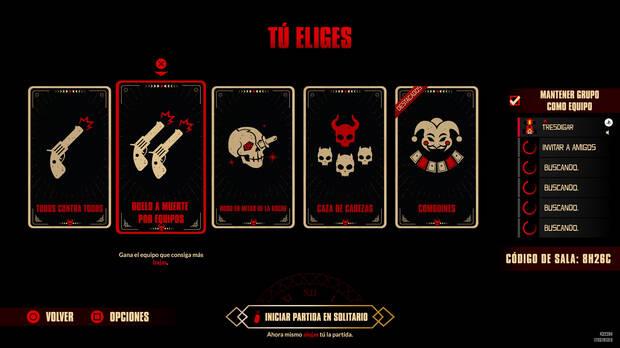 Las modalidades no estn mal en cuanto a cantidad, pero no son especialmente originales.