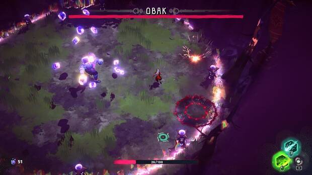 Los Guardianes protagonizan algunos de los enfrentamientos más exigentes y nos obligan a sacar partido de nuestros hechizos mientras esquivamos todo lo que aparece en pantalla.