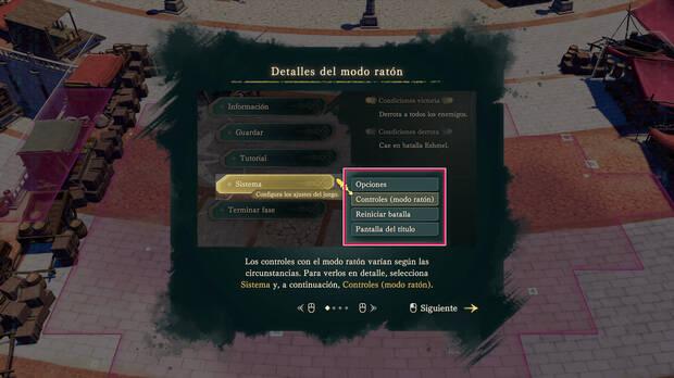 El juego dispone de modo rat�n para controlar a las unidades dentro de las batallas t�cticas.