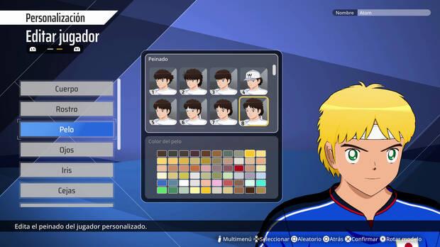 En el modo historia puedes crear a tu propio personaje con un potente editor.