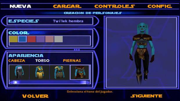 En esta entrega de la saga 'Jedi Knight' podemos configurar a nuestro personaje desde cero con un editor.
