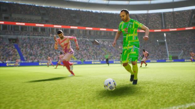 Iniesta y Piqué han ayudado a Konami para que 'eFootball 2022' nos ofrezca unas situaciones 1 VS. 1 más realistas en el terreno de juego.