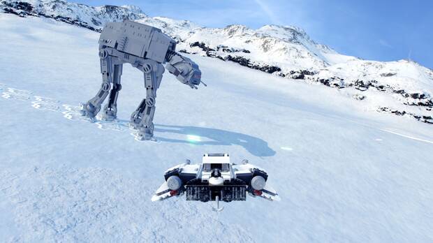 La batalla de Hoth la hemos jugado ya varias veces en videojuegos, pero nunca nos cansamos de ella.