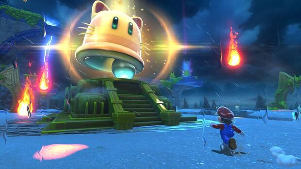 La gigacampana nos permitirá entrar en estado Mario Giga Felino para medirnos cara a cara contra el también descomunal Bowser Furioso.