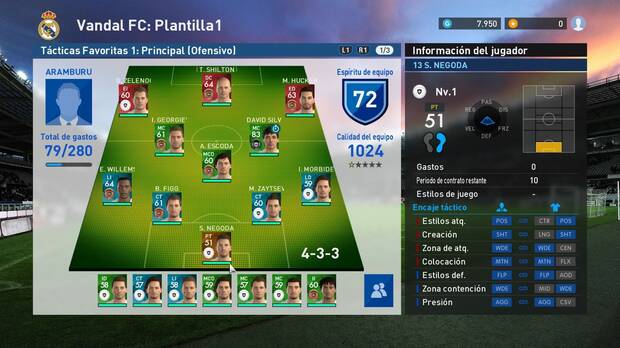 Nuestro objetivo en myClub es ir haciéndonos con mejores jugadores para elevar el espíritu de equipo, y así ser cada vez más competitivos.