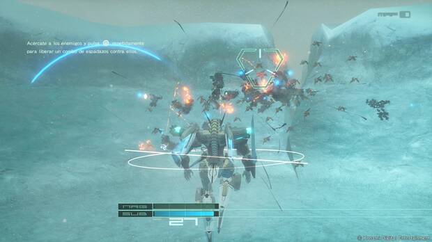 Es una combinación explosiva de 'shooter' y 'hack'n slash'.