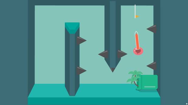 Hay fases 2D estilo plataformas o 'Flappy Bird'. Todo vale en 'What the Golf?'.