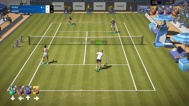 Ahora los partidos a dobles y el online están disponibles desde el lanzamiento.